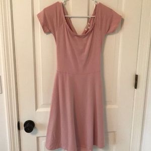 Pink A-Line Dress